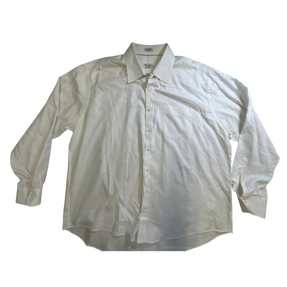 Peter Millar Other - Peter Millar Crown Soft Mens 2XL White Cotton Silk Blend Button Down Shirt